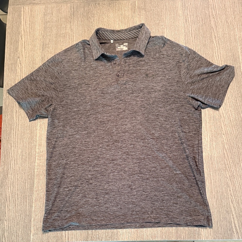 Under Armour Men's Gray Polo Shirt